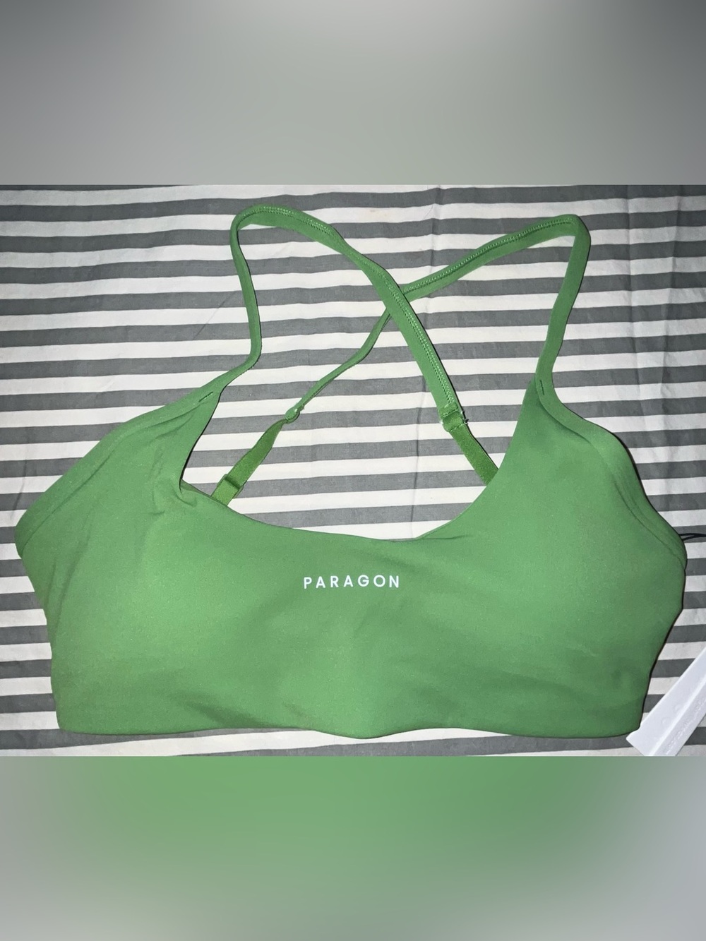 Paragon Fitwear Recstretch Limitless Crossback Bra in Kiwi Sz M